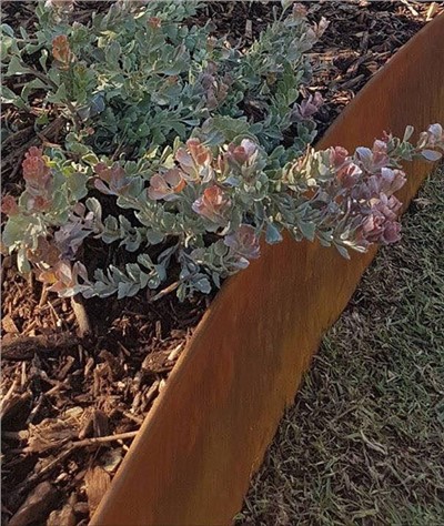 Bordijiet tal-ġnien tal-Azzar Corten flessibbli