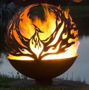 Custom Fire Pit Sphere