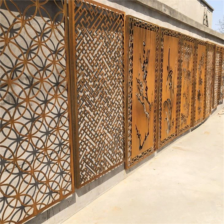 Skrins tad-Dividers tal-Azzar Corten