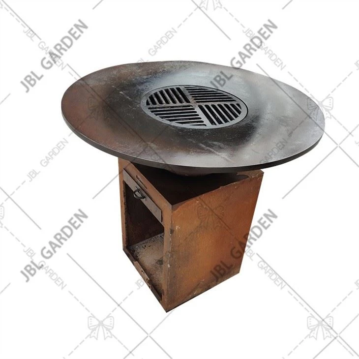 Corten Steel Outdoor BBQ