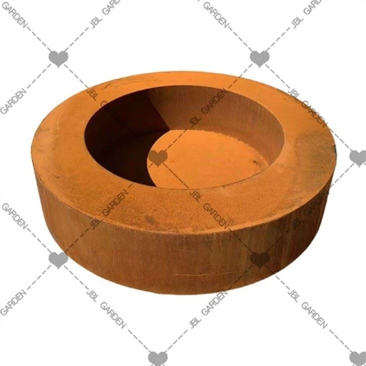 Large Round Steel Fire Pit