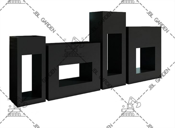 Long Steel Planter