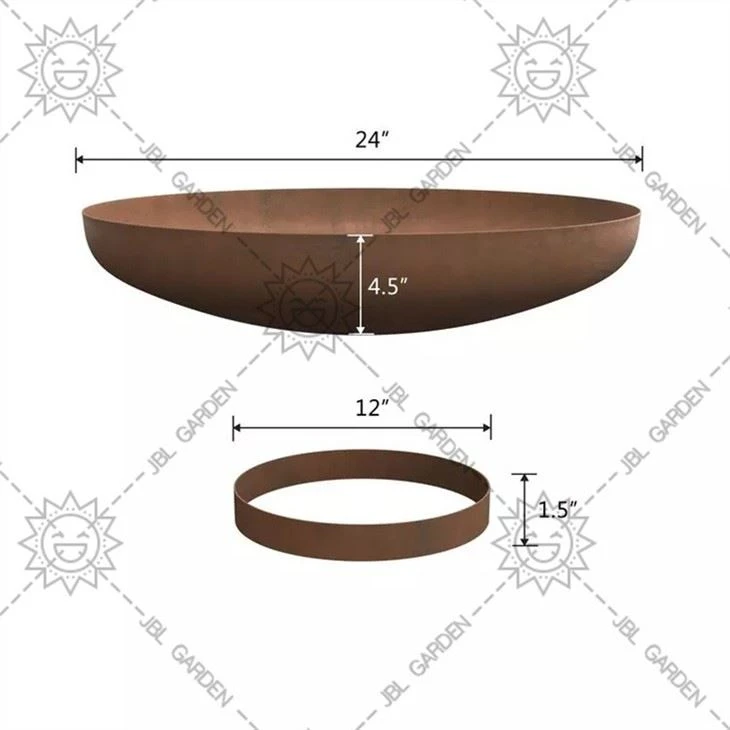Metal Fire Pit With Chimney