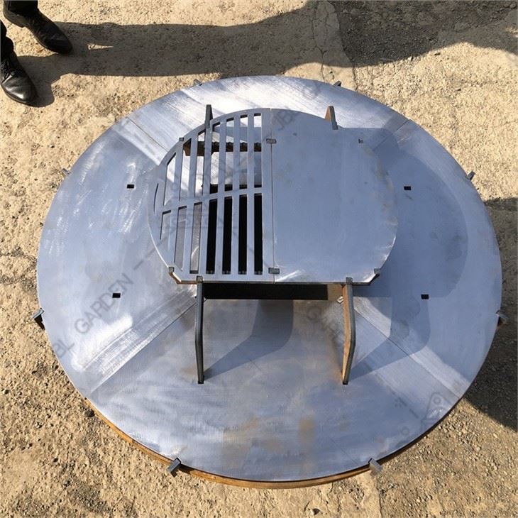 Outdoor Stainless Steel Fire Pit