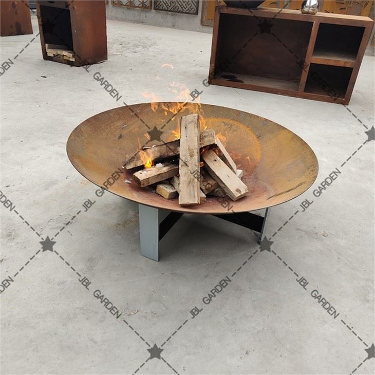 Outdoor Tank Corten Rusty Fire Pit