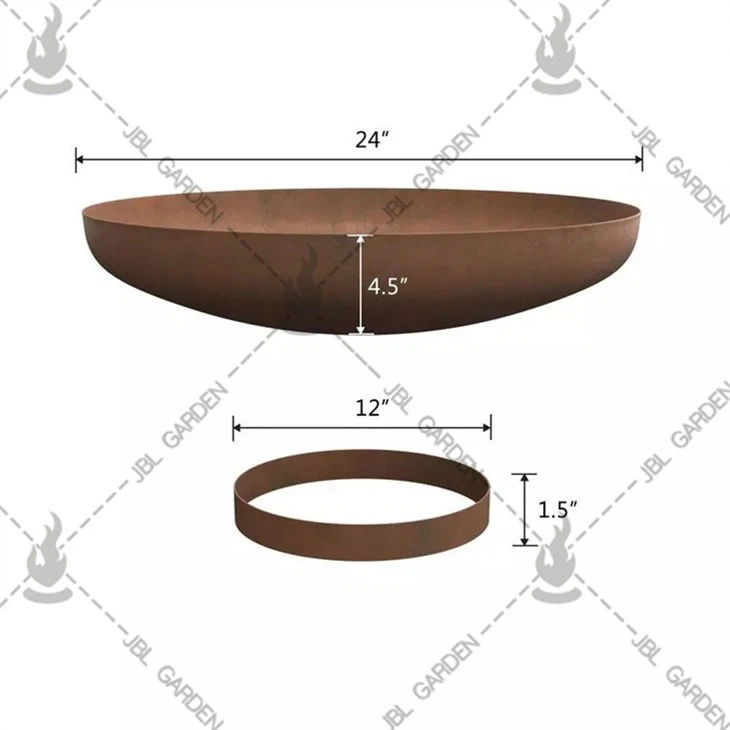 Round Fire Table