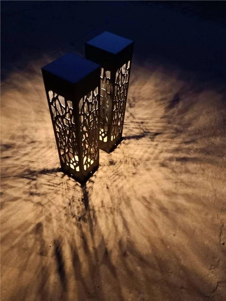 Rust Colour Bollard Light
