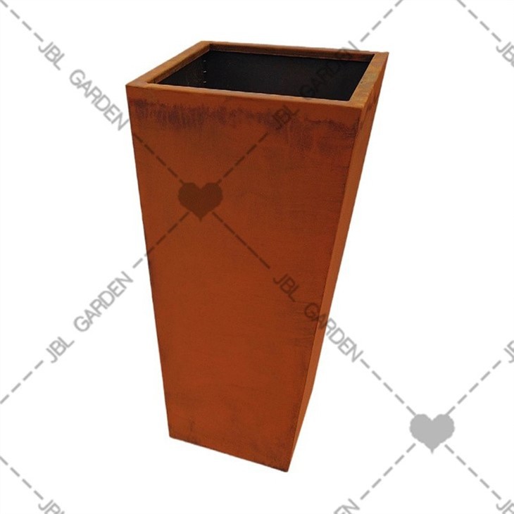 Rusted Steel Planters
