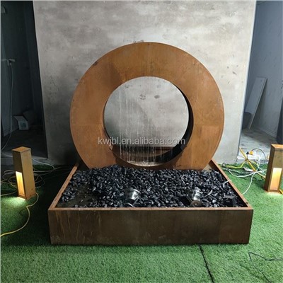 Corten Steel Aqua Bowl Fountain