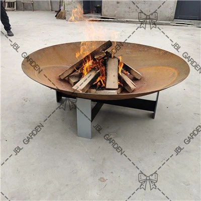 Fossa tan-nar tal-Azzar Corten għall-bitħa