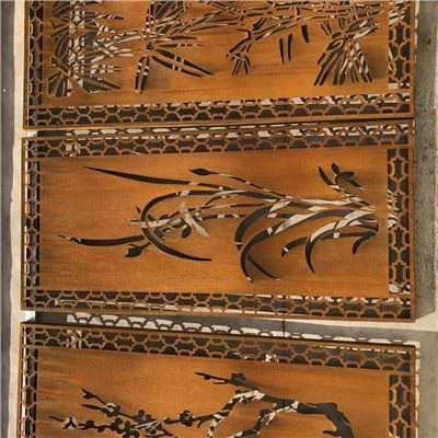 Corten Steel Wall Decor Panel