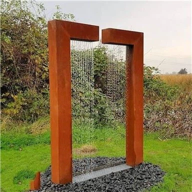 Funtana tal-Ilma tal-Karatteristika tal-Ilma tal-Metall tal-Gardde Decorative