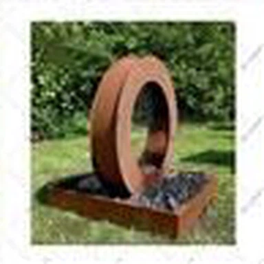 Ornamenti tal-ġnien Corten Steel Purtiera tax-xita