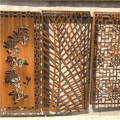 Ġnien Privatezza Art Skrins tal-metall Panels