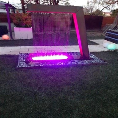 Kbir Corten Steel Pool Fountain U Kaskata