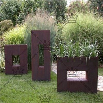 Ħawt tal-metall Kbir Planter