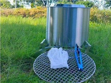 Il-Kampeġġ ta 'barra Smokeless 15inch SOLO Stufi
