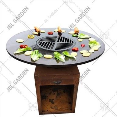 Ġnien tal-Azzar Corten ta 'barra