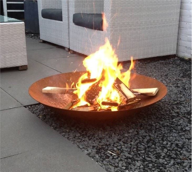 Steel Fire Pit Grill