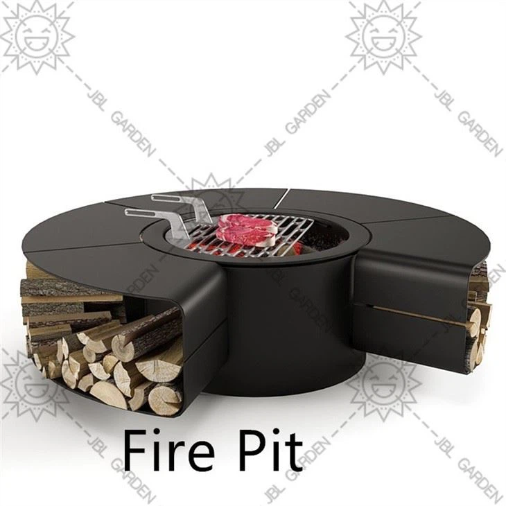 Steel Gas Fire Pit