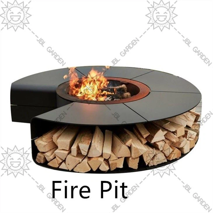 Steel Gas Fire Pit