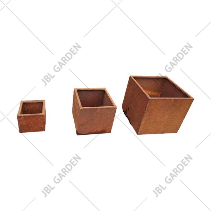Tall Metal Planters