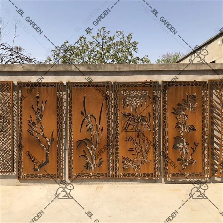 Veradek Corten Steel Screen Set