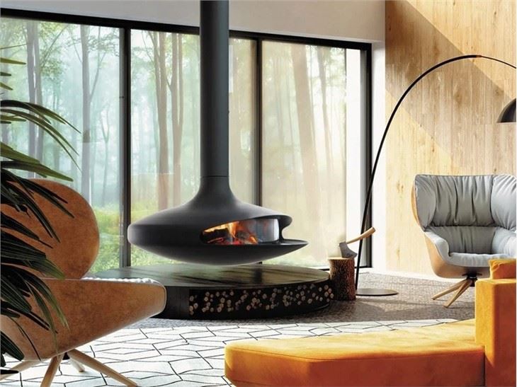Wall Floating Fireplace