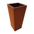 Weathered Rusted Steel Planters