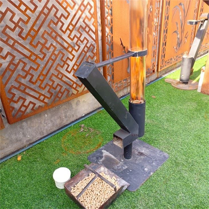 Window Mount Pellet Stove