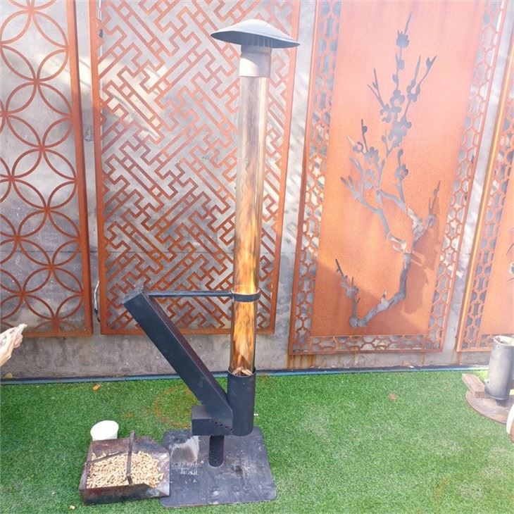Window Mount Pellet Stove