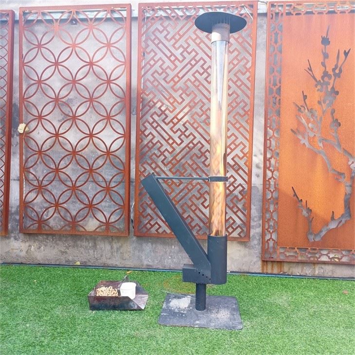 Window Mount Pellet Stove