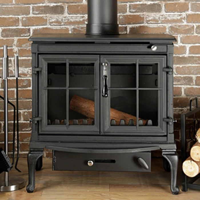 Black Cast Iron Stove