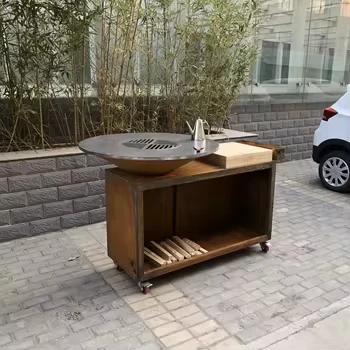 Corten Barbeque Grill
