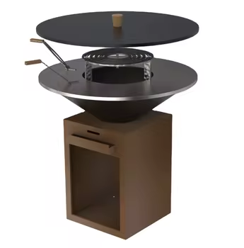 Corten Steel Pit Grill Tabella