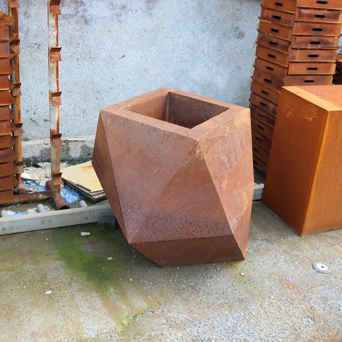 Corten Steel Metal Square Round Planter Box price