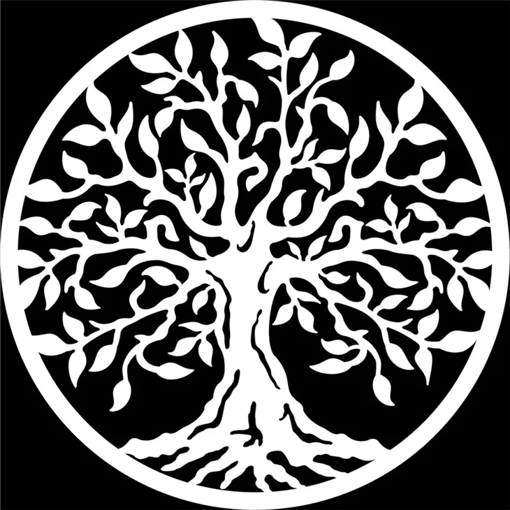 Corten Steel Tree Of Life Symbol factory