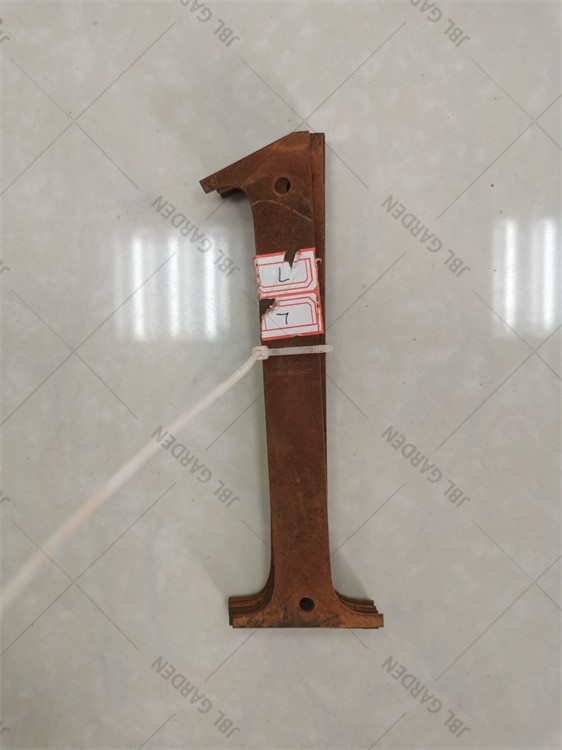 Durability Corten Steel (weathering Steel) Letter E suppliers