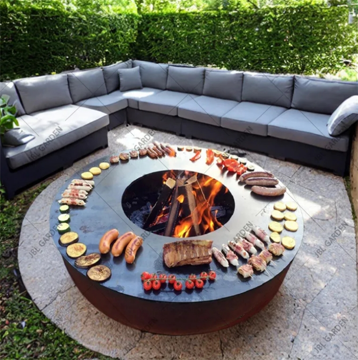 Factory Corten BBQ Grill