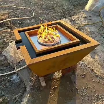 JBL Gas Heater Fire Pit Fountain Water Bowl Feature