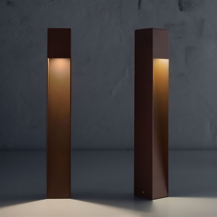 Led Lighting Corten Steel Bollard Light