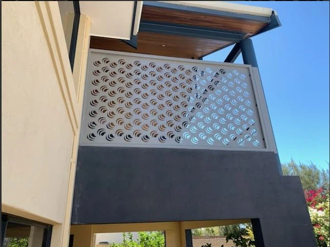 Metal Black Panel Screen