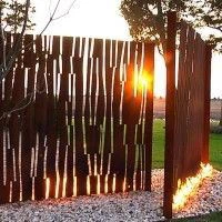 Metal Landscaped Screen
