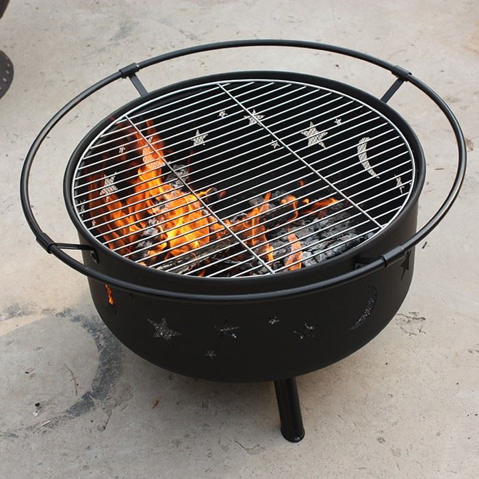 Modern Round Steel Fire Pit Bowl factory