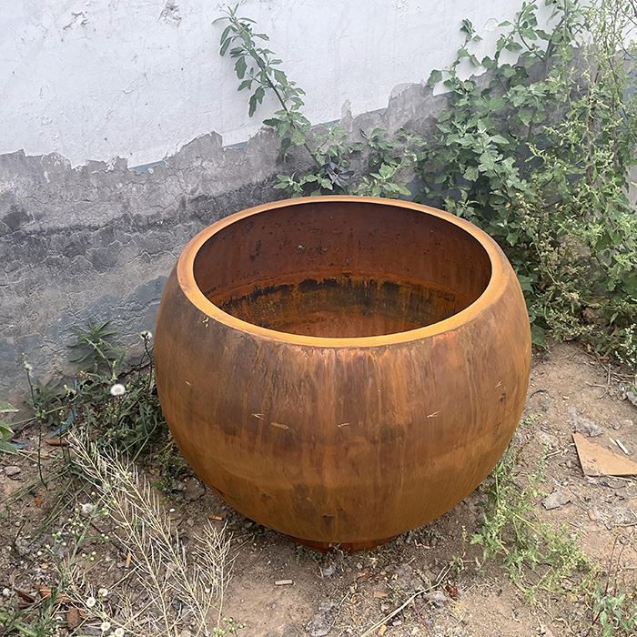 Outdoor Garden Corten Steel Planter