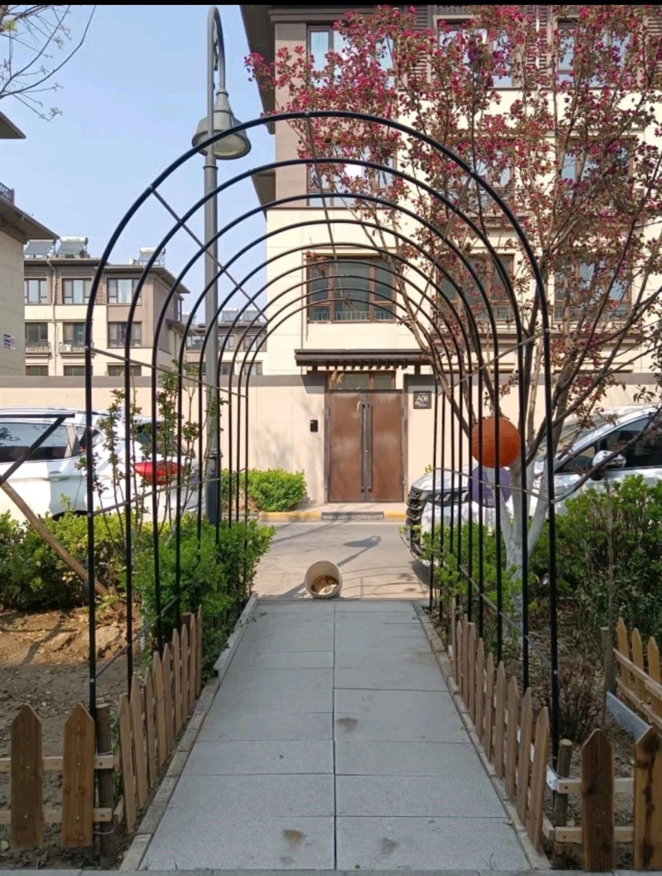 Outdoor Parking Metal Arch