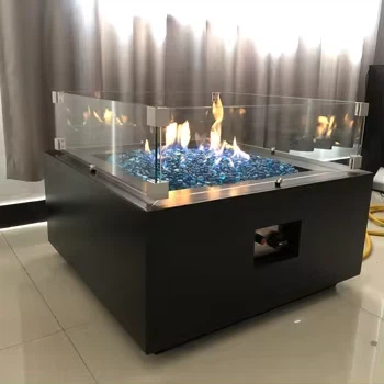 Rectangle Gas Fire Pit