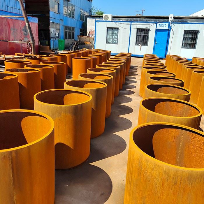 Rustic Corten Steel Flower Planters price