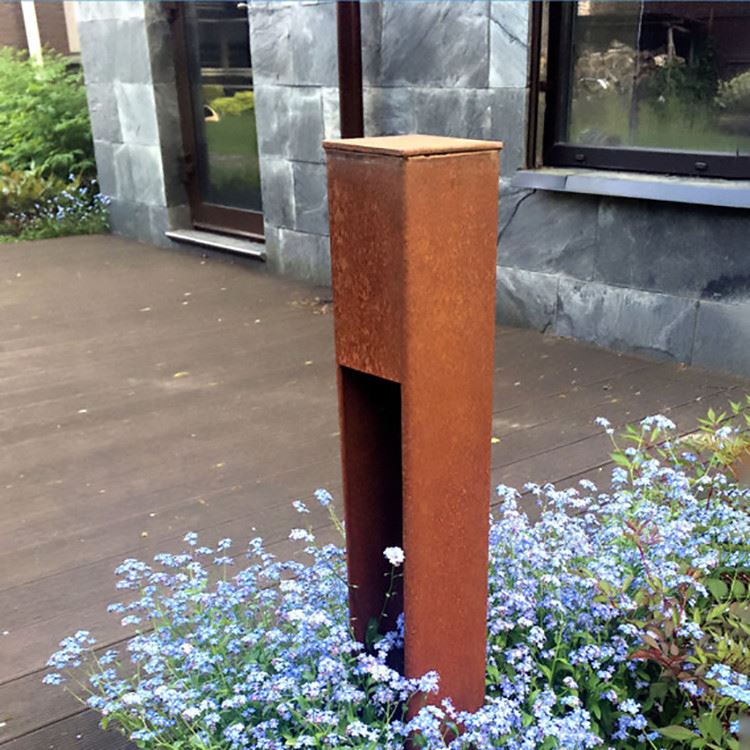 Rusty Metal Steel Bollard Light price