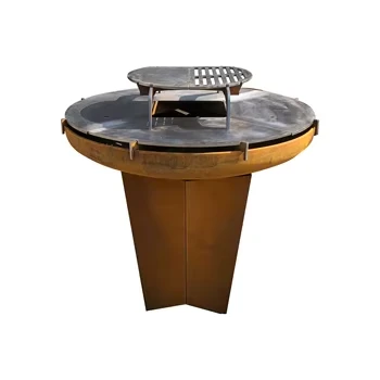 Barbecue tal-Azzar Corten tal-Kannol